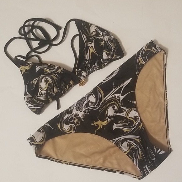 Fox Other - Gold Fox racing bikini Size Small